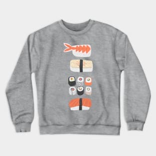 Sushi Roll Maki Nigiri Food Art Crewneck Sweatshirt